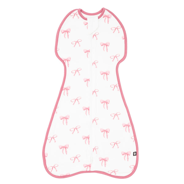 KYTE BABY Teddy Bear Swaddle Bag open with zipper for quick use and easy access