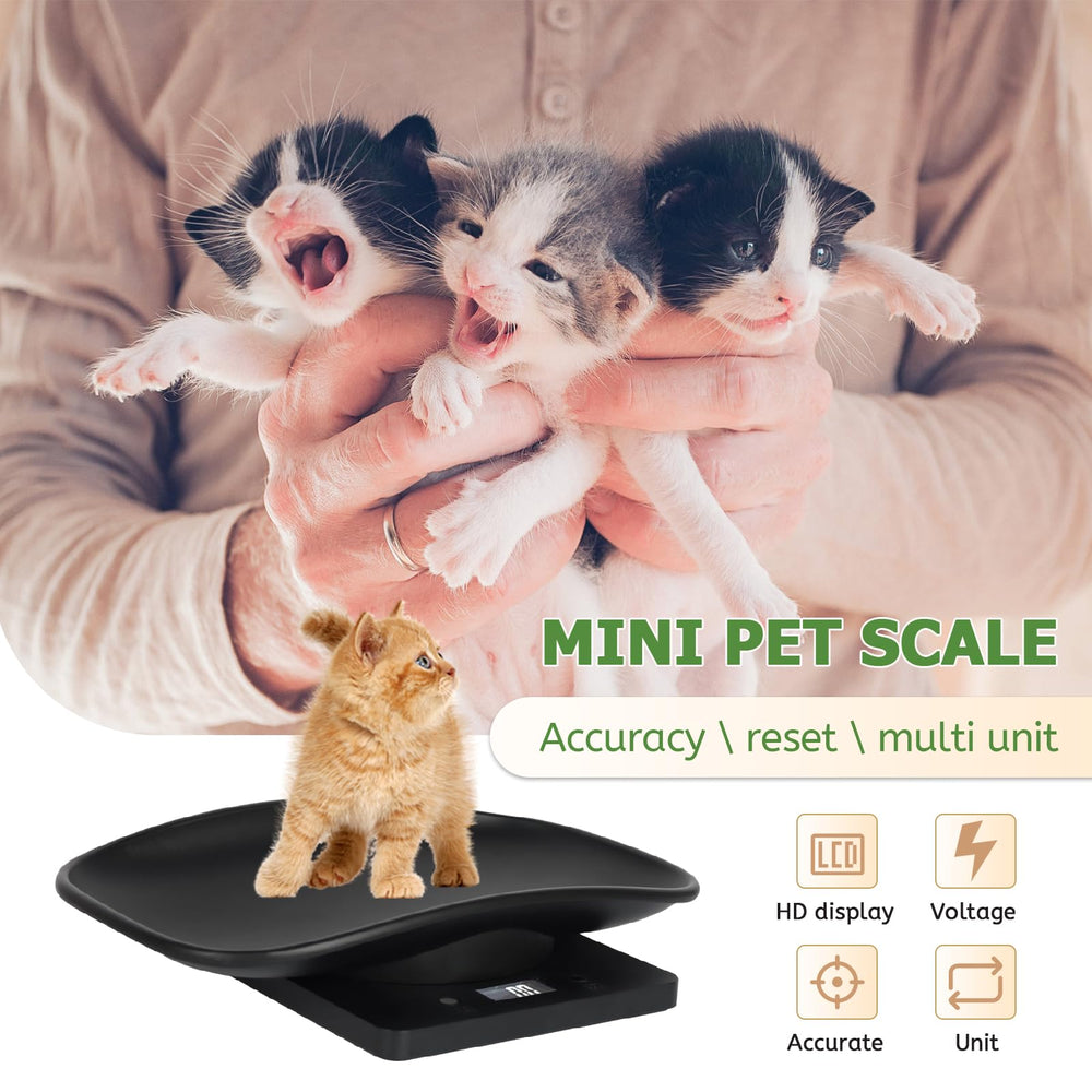Kytree pet safety scissors included for quick grooming after weighing