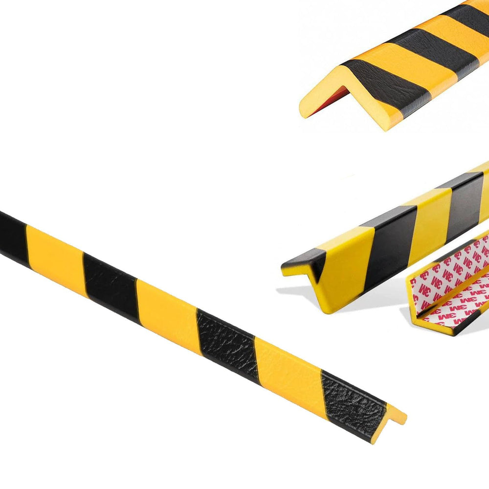 KYVORIA edge protector with yellow-black stripes marks hazards clearly.
