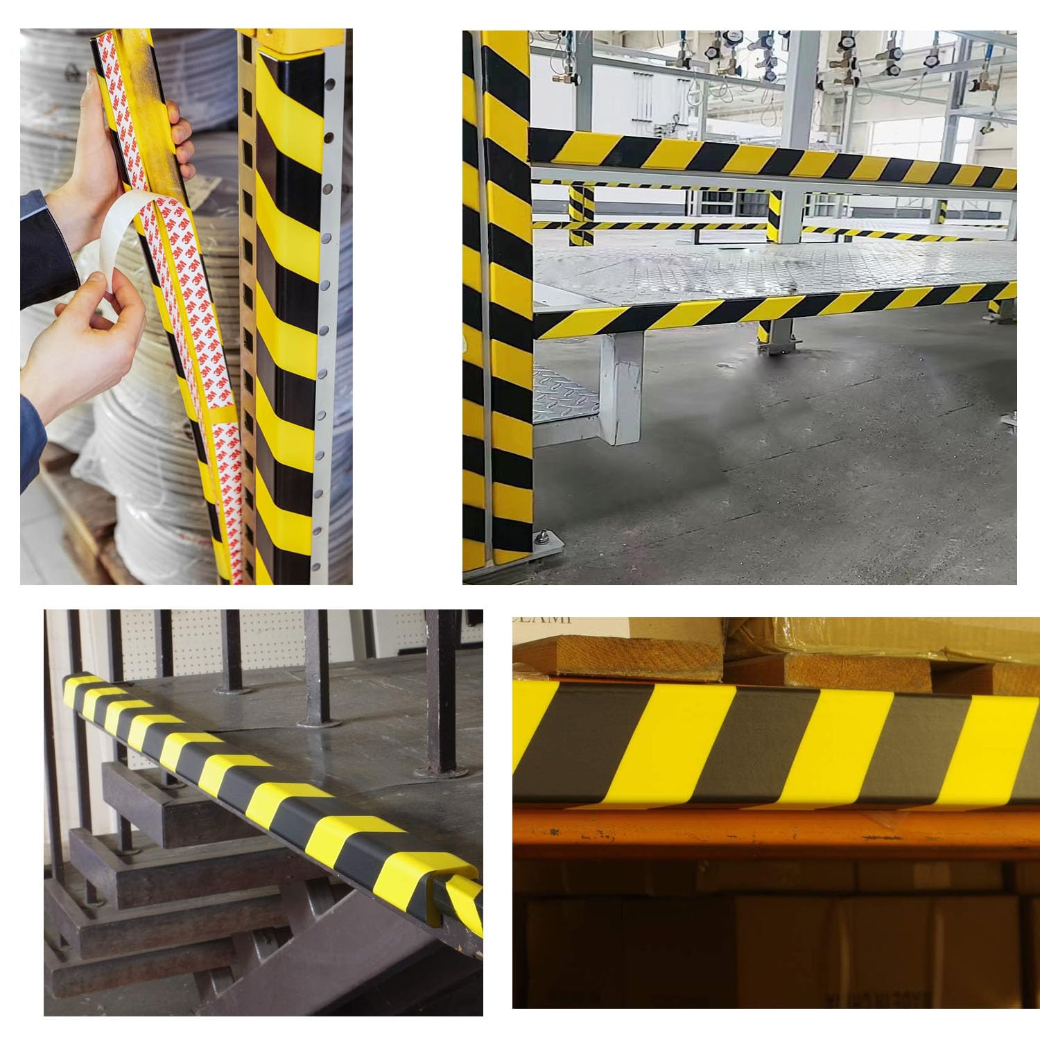 KYVORIA warehouse safety guard provides cushioning for edge contact.