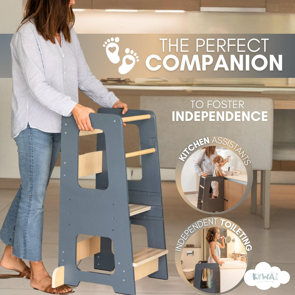 Durable premium wood construction stands up to daily use.