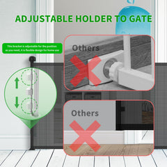 KYXAIN 71 inch wide extension covers large doorway openings securely