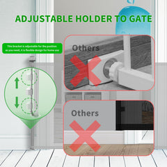 KYXAIN gate stair setup shows quick install for stairs and landings