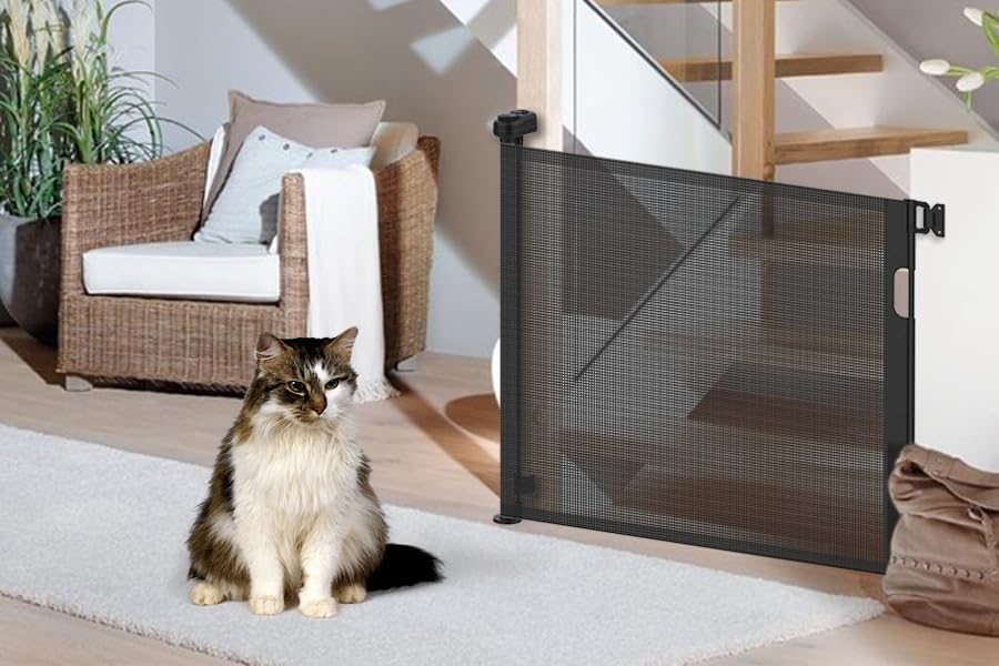 KYXAIN indoor outdoor gate fits halls and stairs for versatile use