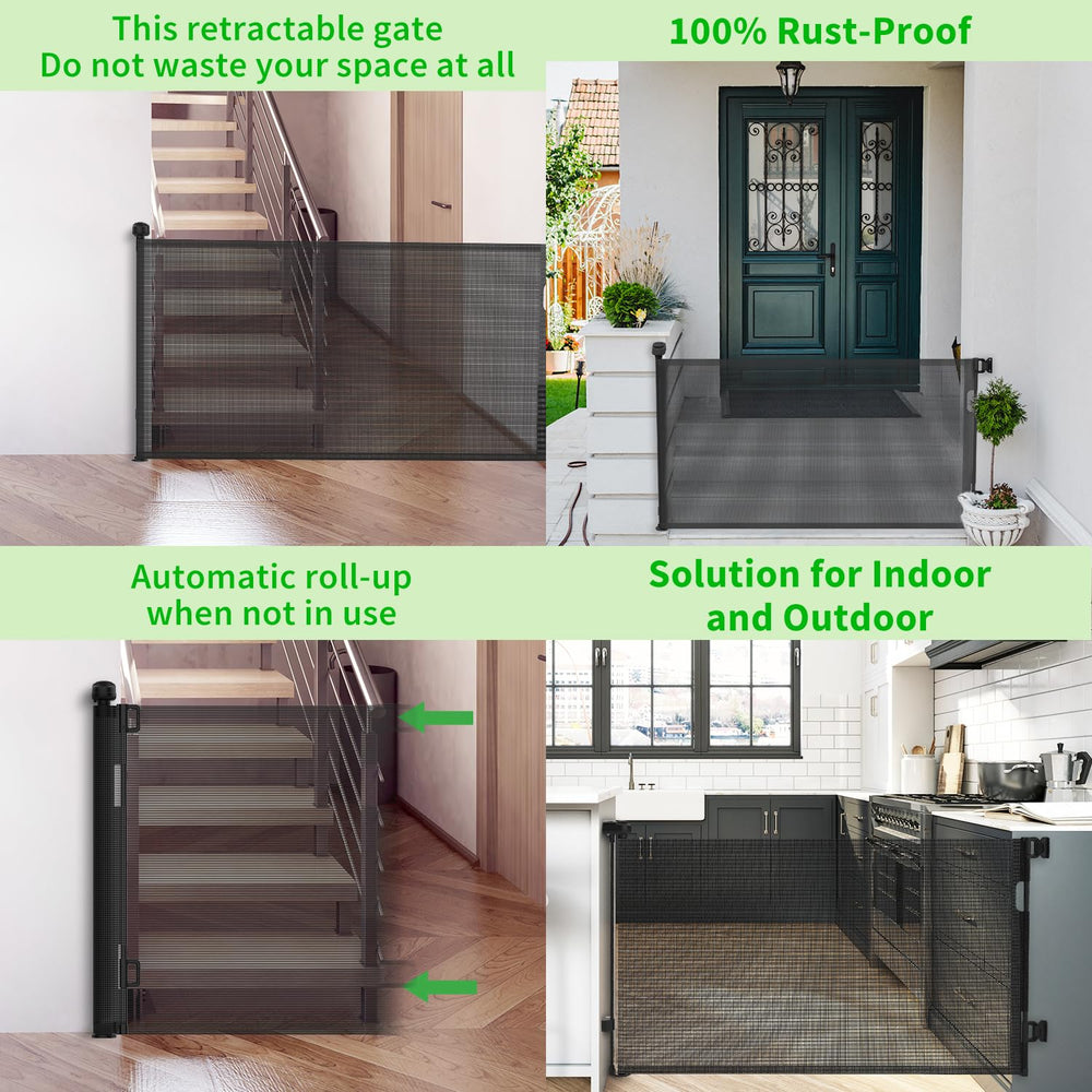 KYXAIN indoor outdoor mesh gate suitable for indoor and outdoor spaces