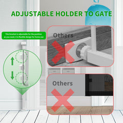 KYXAIN retractable gate with secure locking mechanism for peace of mind.
