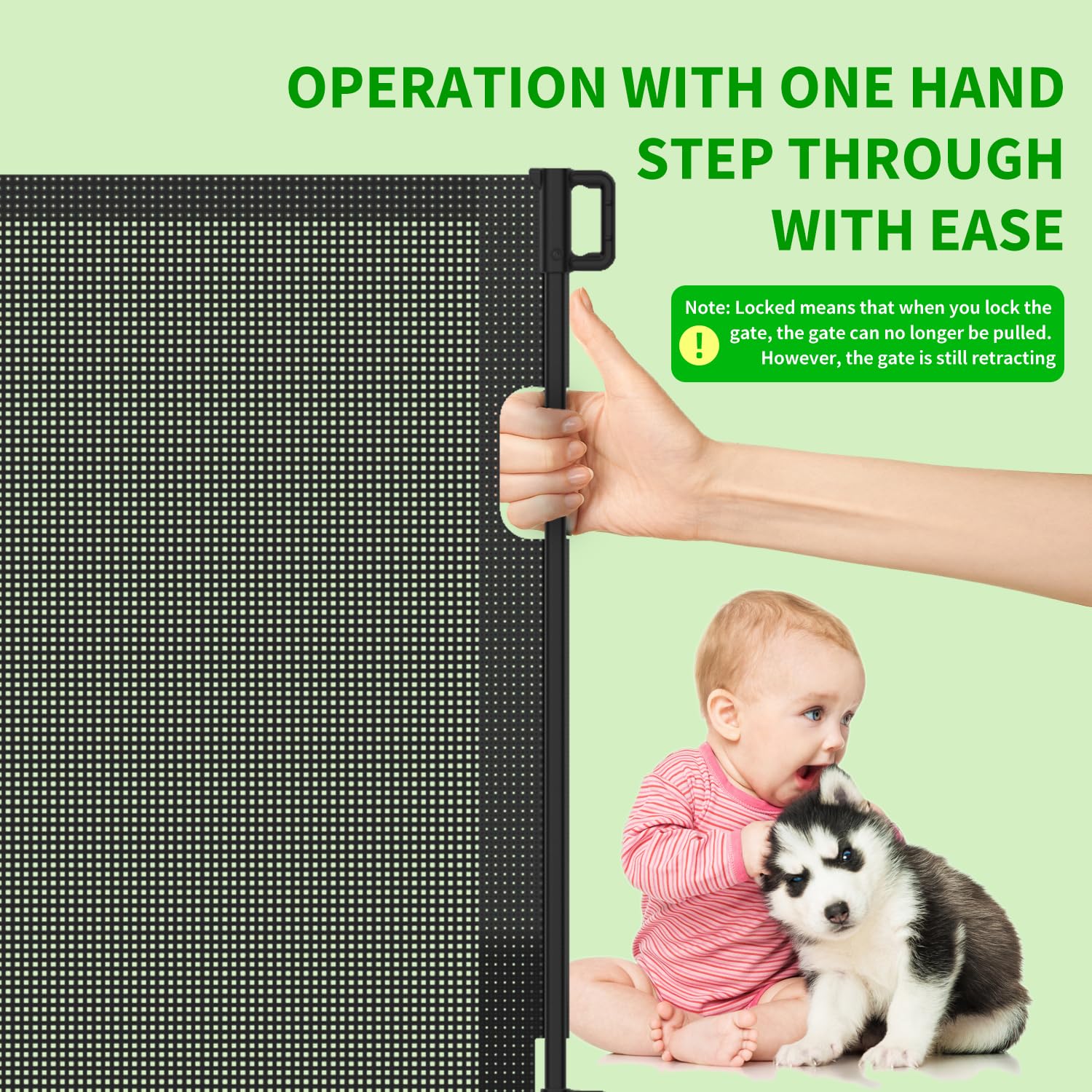 KYXAIN top locking mechanism enables secure one handed operation