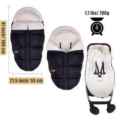 KZ Dotnz footmuff interior uses soft fleece for plush warmth.