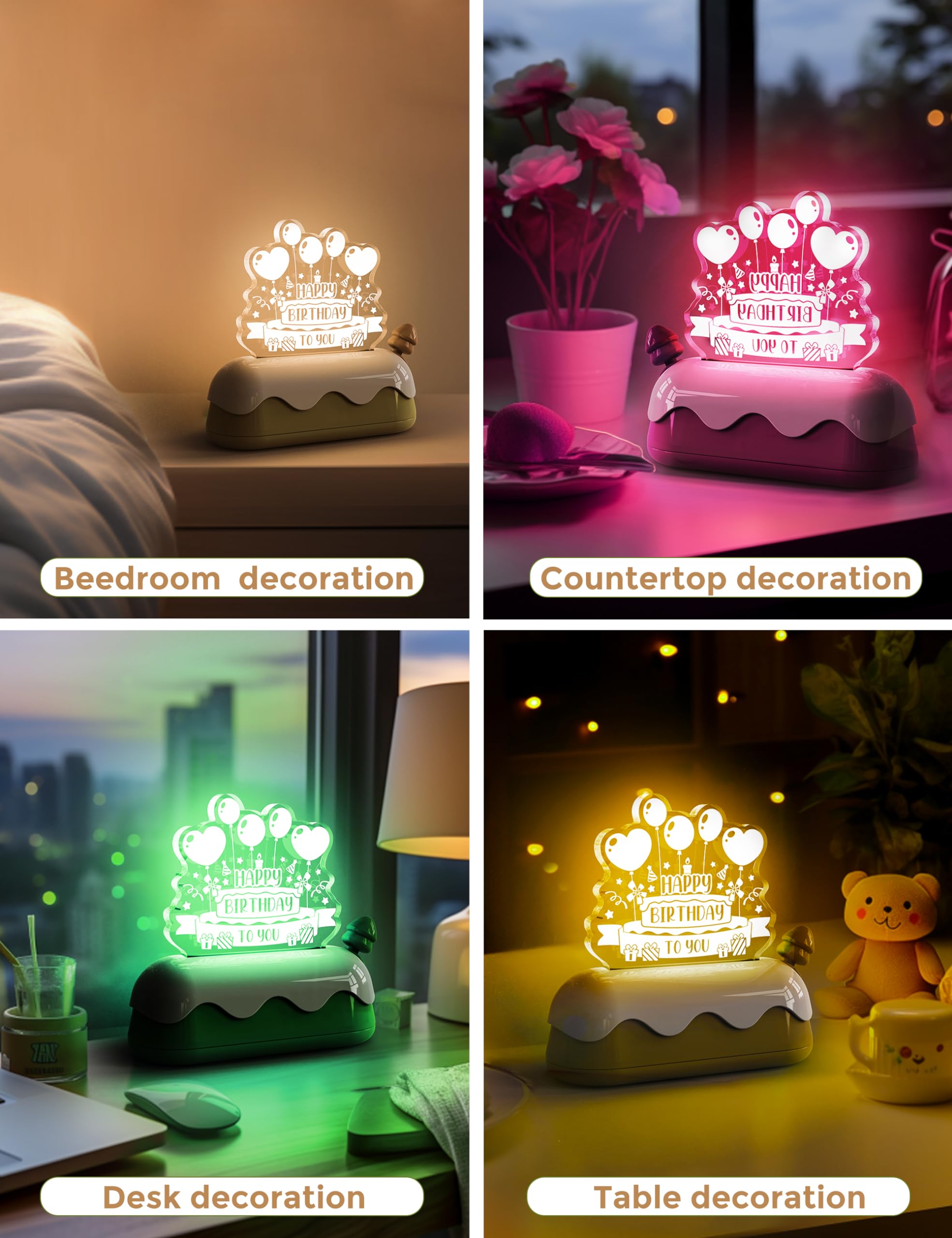 L LOHAS LED versatile night light for bedside, desk, or nursery spaces.