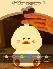 Rechargeable L LOHAS LED duck night light for hours of calm illumination