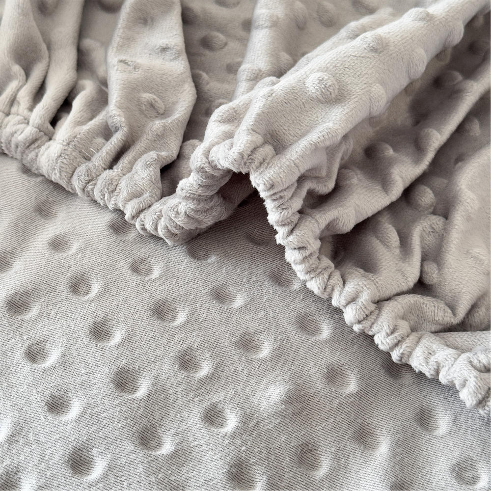 La Sheer gift-ready crib sheet set — ideal baby shower present.