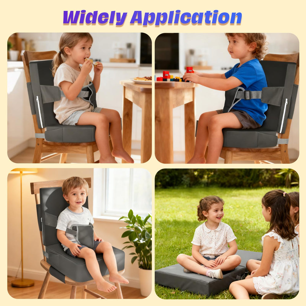 Laapee booster seat damp wipe clean keeps surfaces sanitary