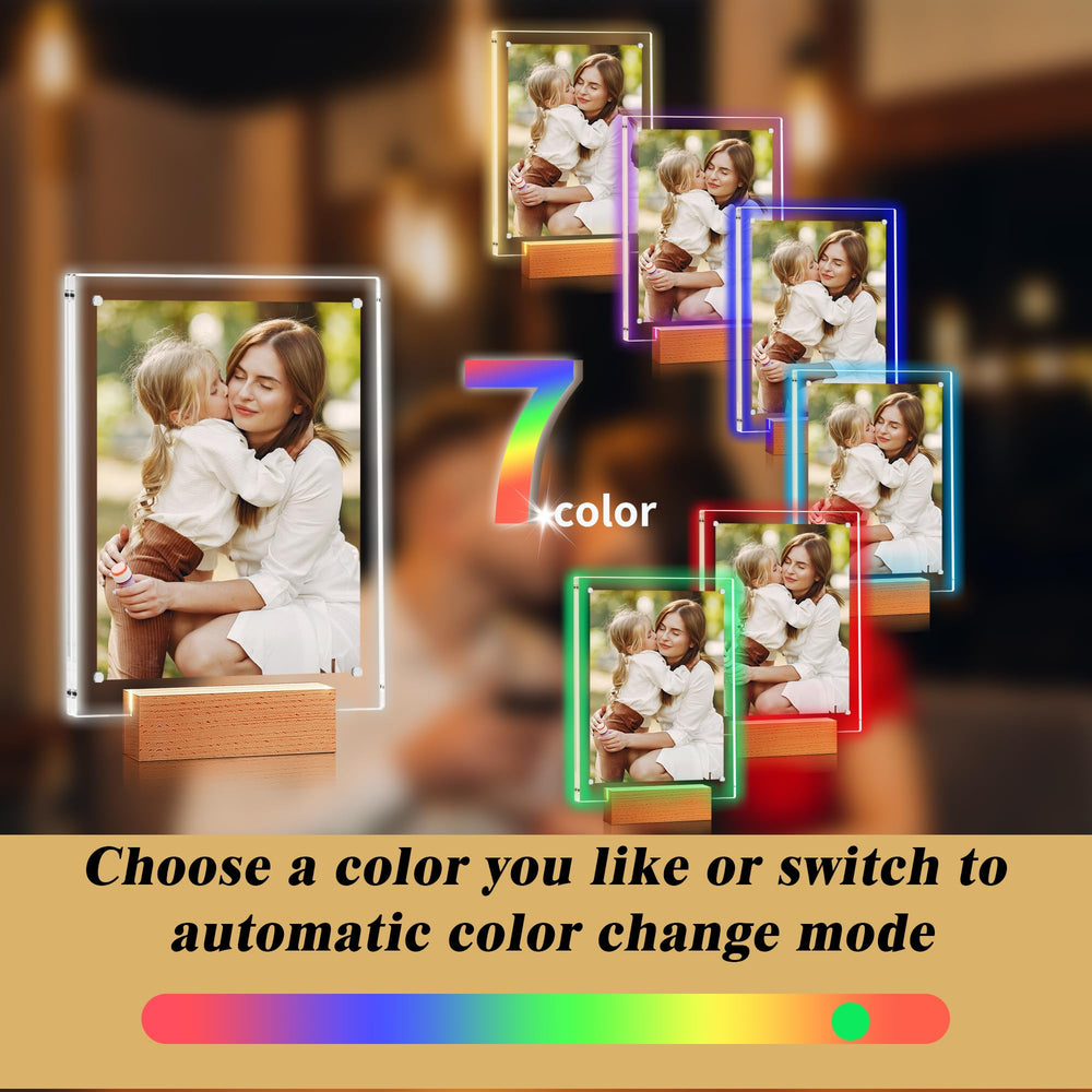 laapee color-changing LED base offers seven colors for mood lighting