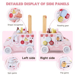 Labebe push toy activity center for interactive learning during walks.