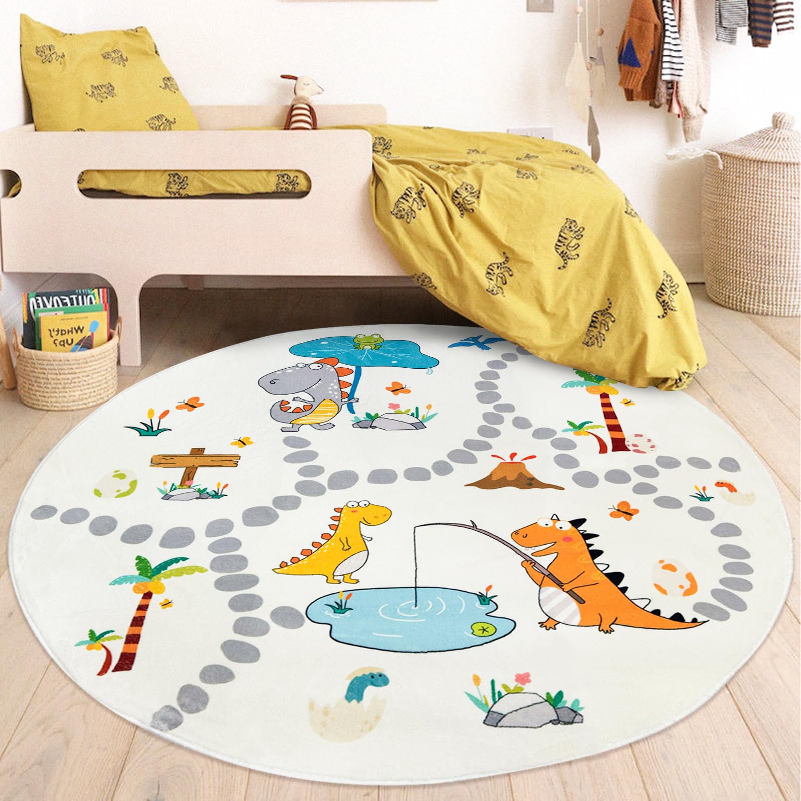 Lacomfy 120 cm square play area for crawling and games.