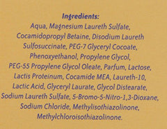 Lactacyd Femina Daily Protective Wash close-up label highlights skin-friendly cleansing.