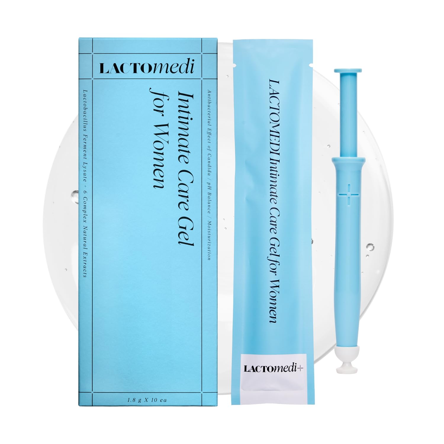 LACTOMEDI box showing a 10-day care pack for convenient daily use