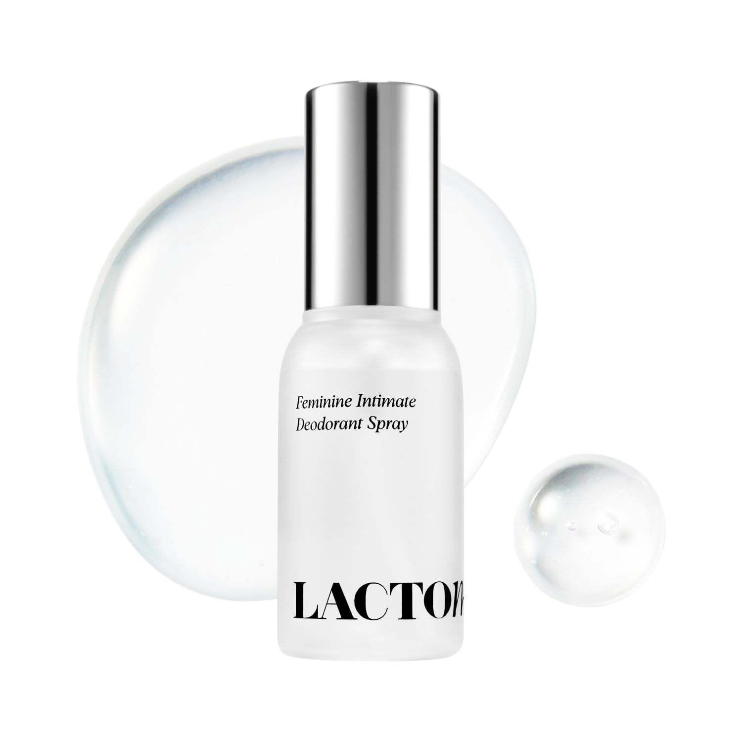 LACTOMEDI bottle with soft cotton label for daily odor control