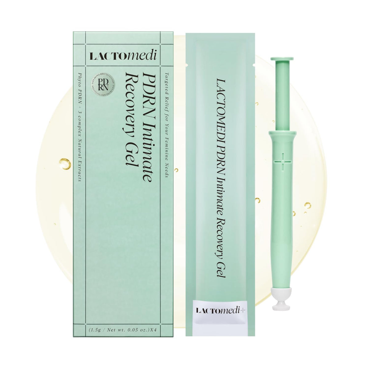 LACTOMEDI PDRN intimate gel bottle for daily hydration.