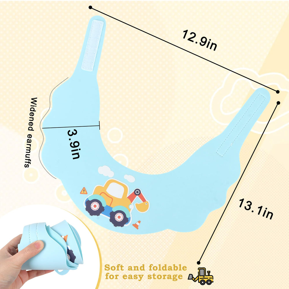 LADES Baby Shower Cap Shield non-collapsible design stays firm during rinsing