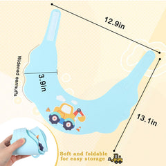 LADES Baby Shower Cap Shield non-collapsible design stays firm during rinsing