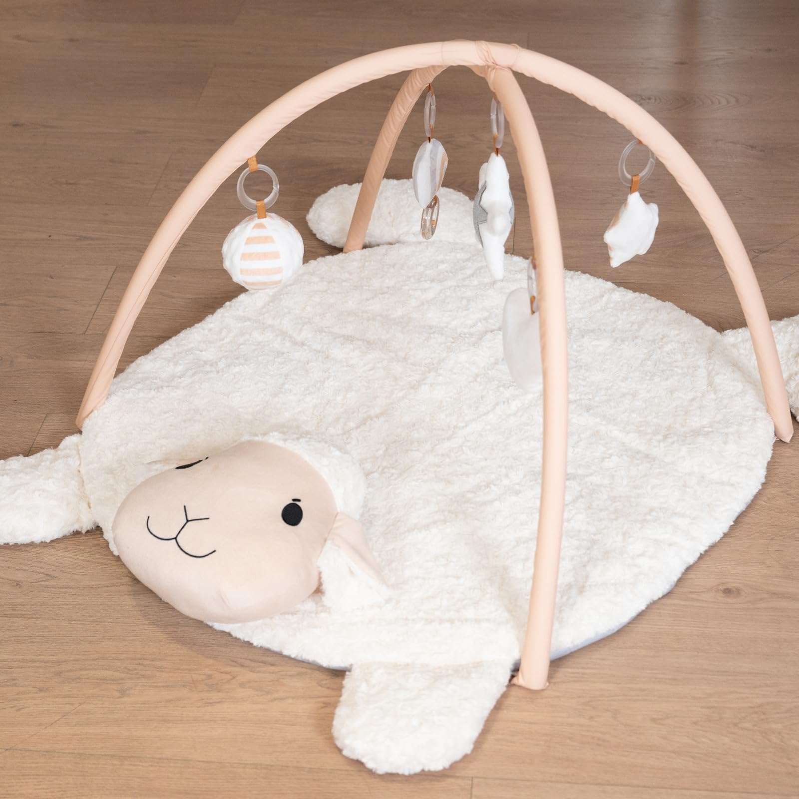 LADIDA removable rings attach to cribs or strollers for portability