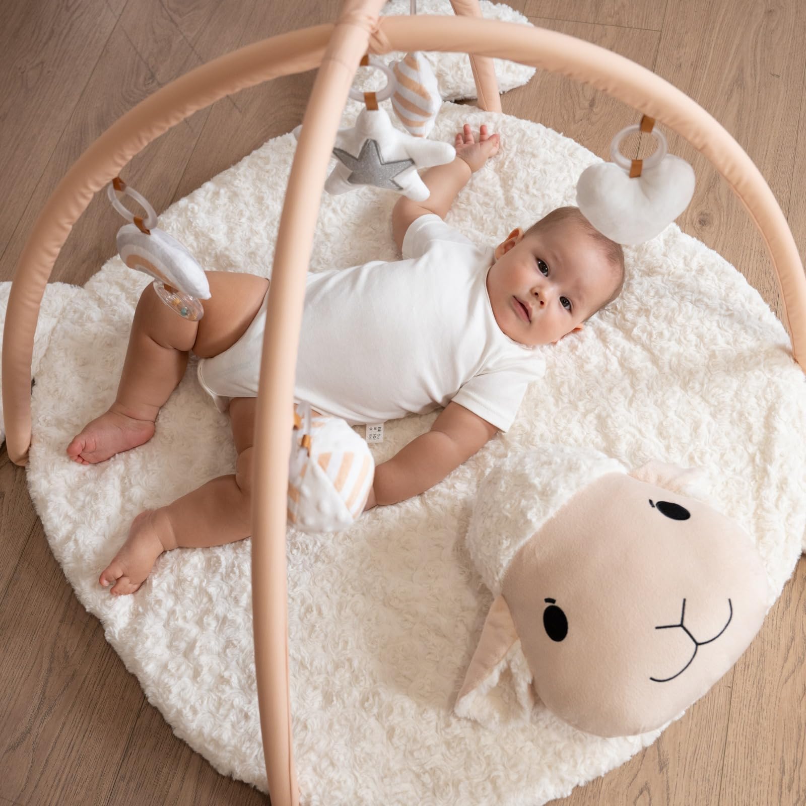 LADIDA six sensory toys engage touch and sound for curious infants