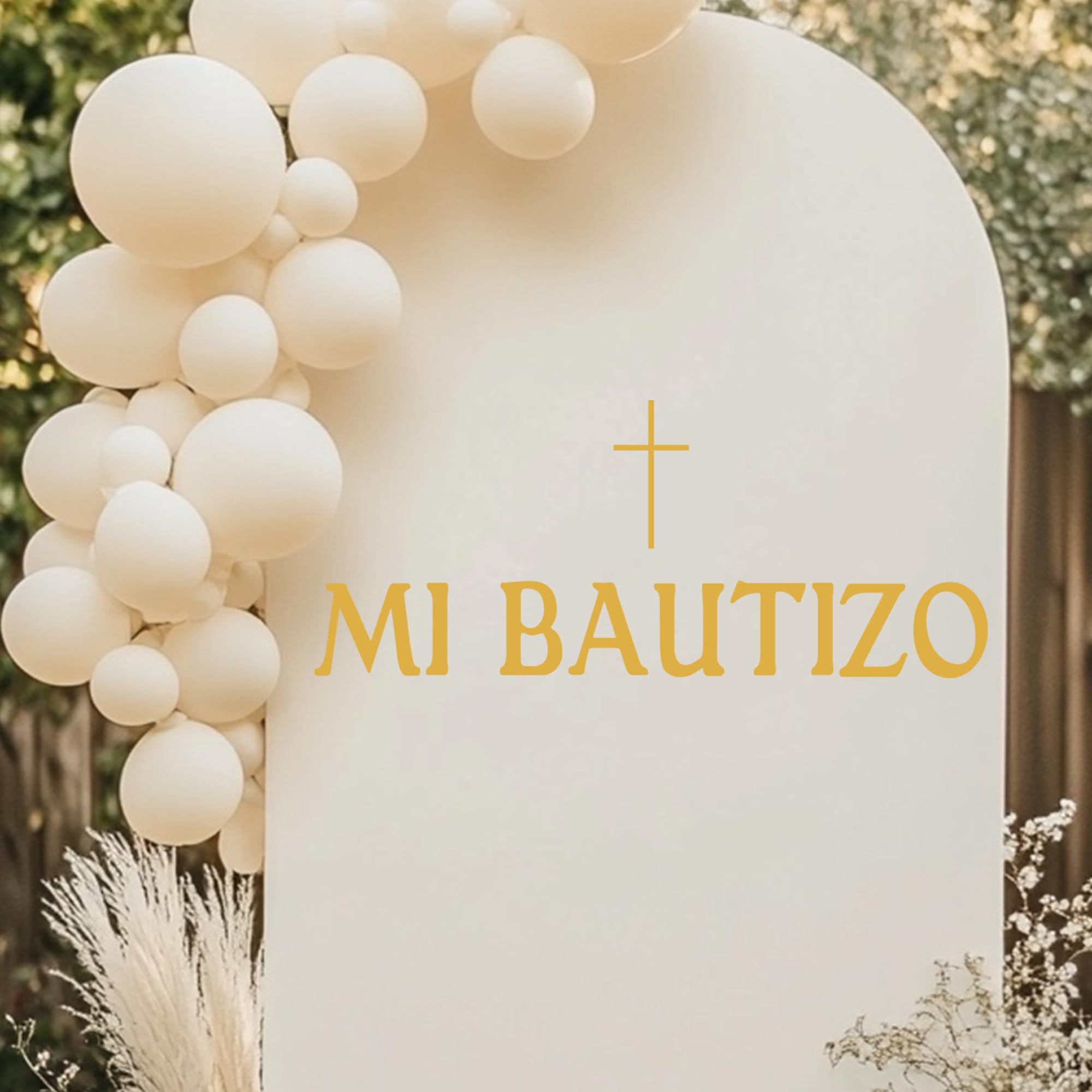 Ladinimo Mi Bautizo durable waterproof decal for long lasting displays
