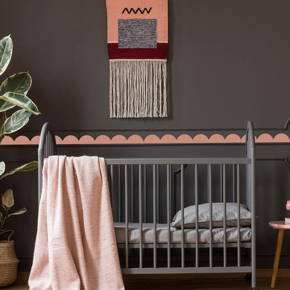 Ladinimo scallop decor comes in two sheets for flexible layouts.
