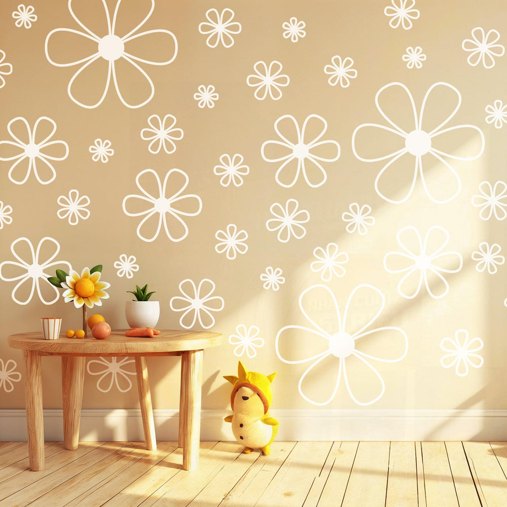 Ladinimo decorative daisies suit kitchens and study areas.