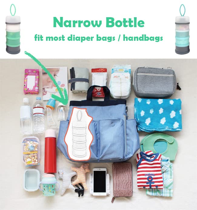 LADISO multi-use storage for formula, snacks, and small accessories on the move.
