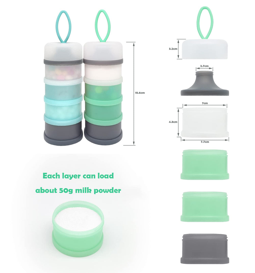 LADISO travel-friendly compact container ready for bags and strollers.