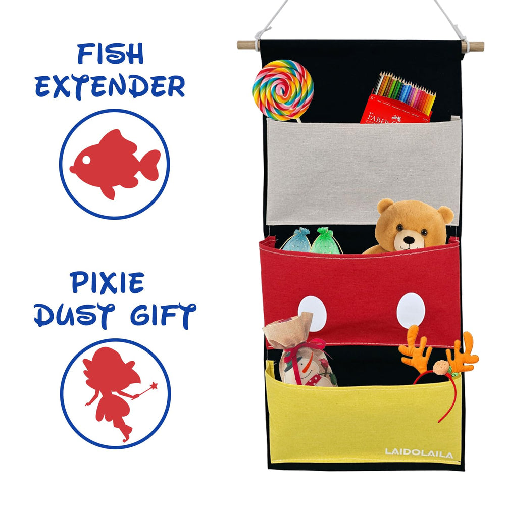 LAIDOLAILA Fish Extender three-pocket design neatly organizes gifts