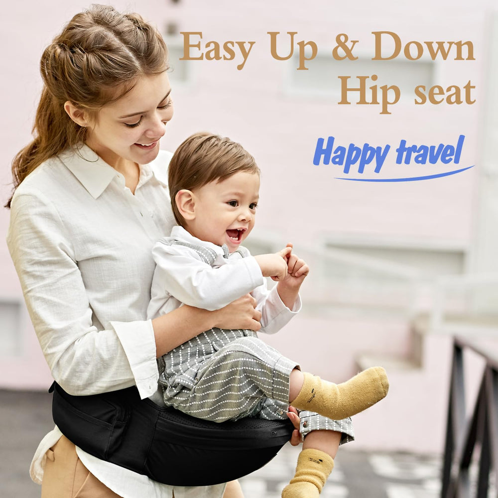 Laifarkost Baby Carrier Adjustable Shoulder Straps and Waist Belt tailor fit for parents.