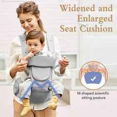 Laifarkost ergonomic baby carrier designed for balanced weight distribution and reduced back strain.