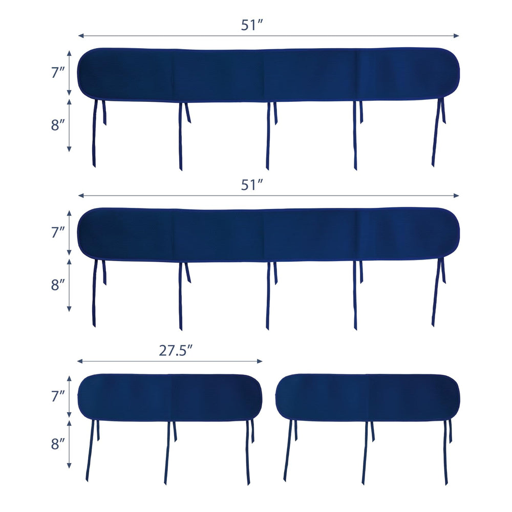 Laifarkost blue mesh cover is machine washable for simple cleanup after teething sessions.