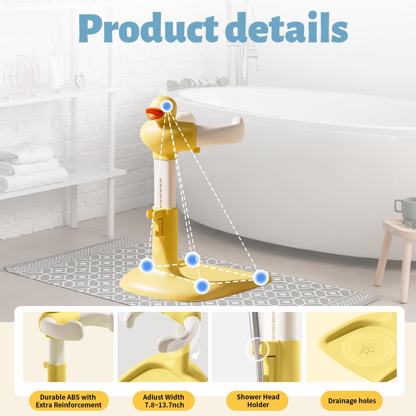 Laigoldana adjustable height 47–58 cm for growing babies