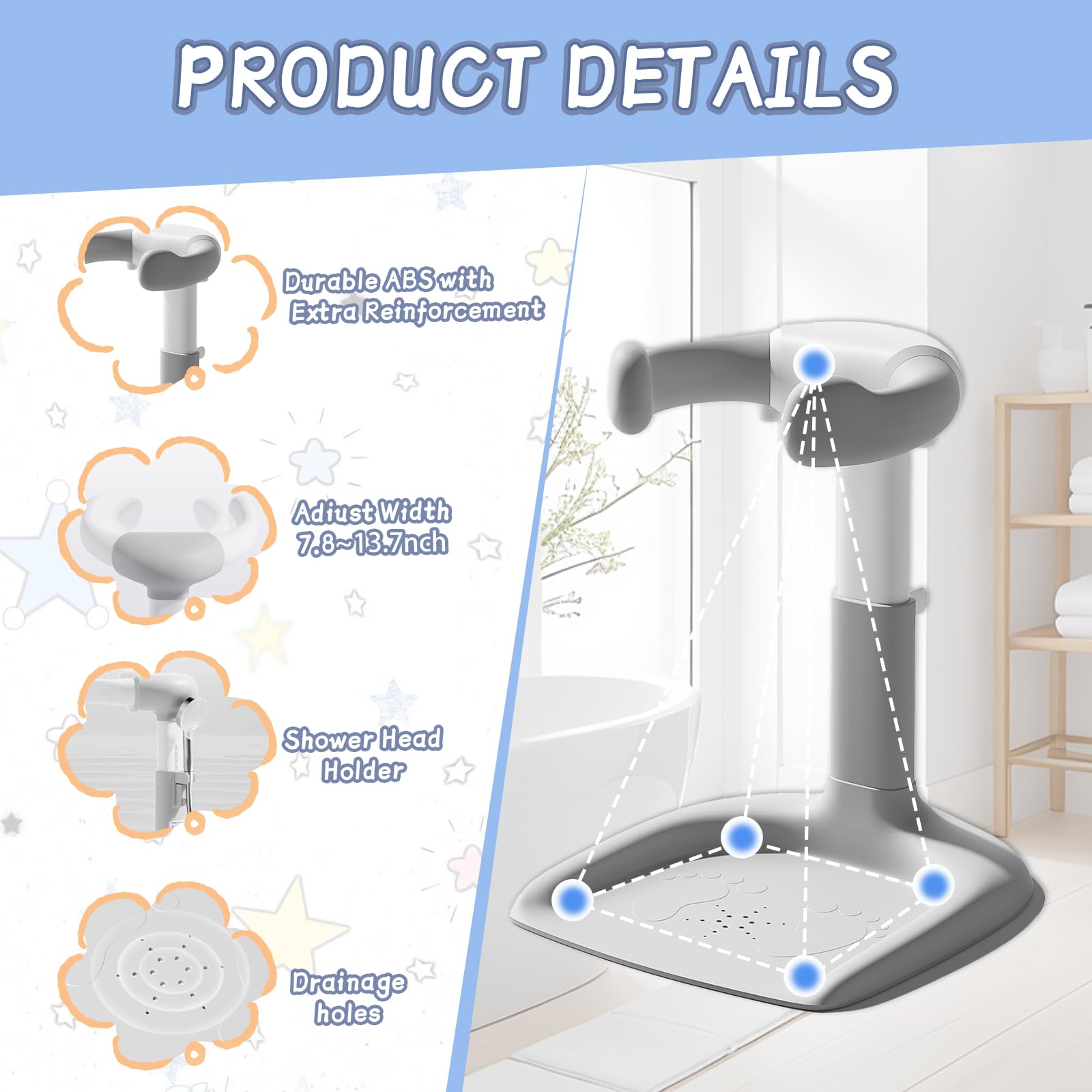 Laigoldana three-stage assembly highlights quick setup for busy parents.