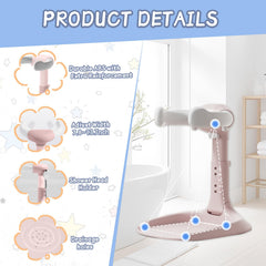 Five level height adjustment helps grow with baby from 6 to 36 months