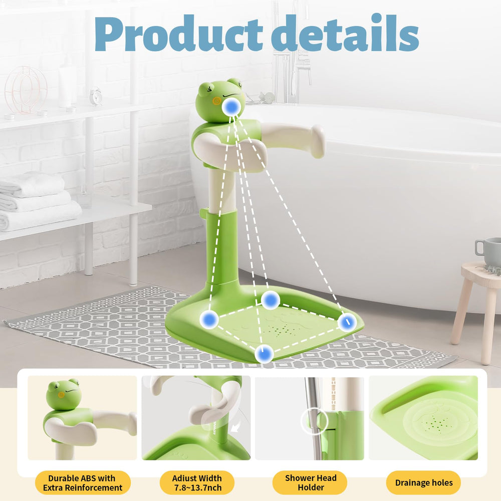 Laigoldana height-adjustable stand adapts from 6 to 36 months