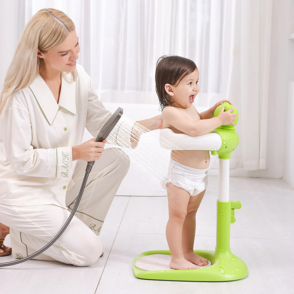 Laigoldana toddler bath stand anti-slip base for stable bath time