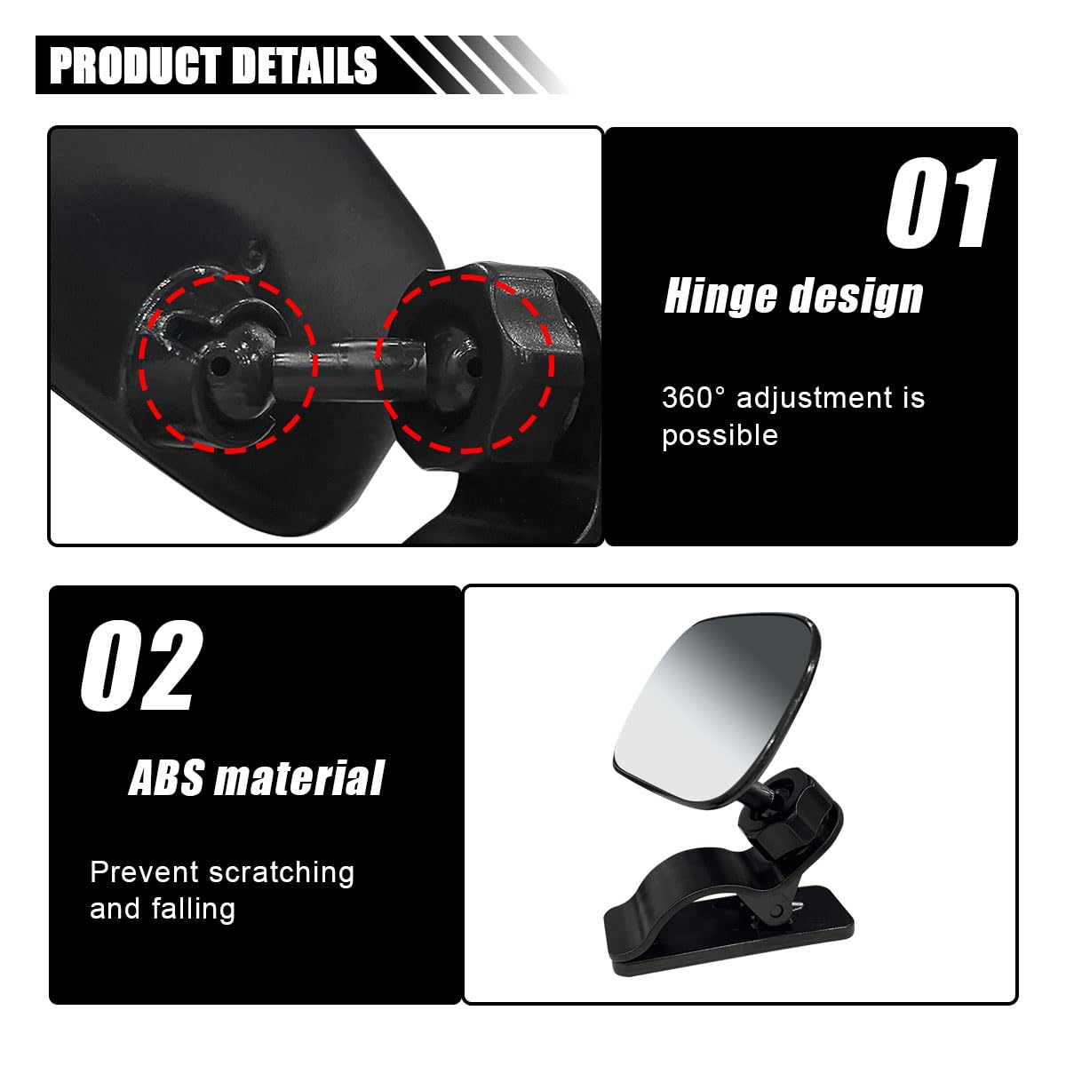 LAINLOY fits most vehicles with quick clip-on installation.