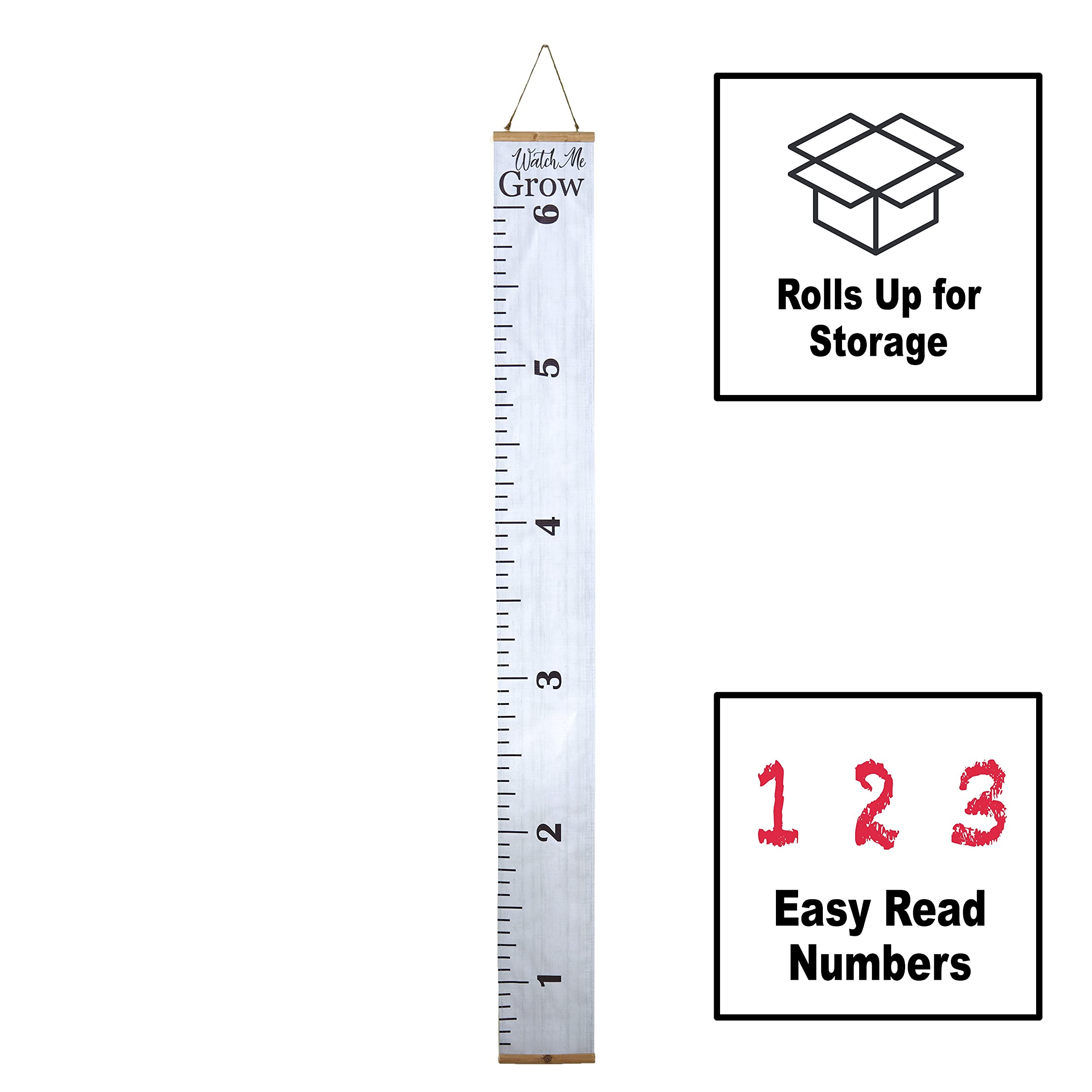 Gift-ready Lakeside Collection growth chart suitable for baby showers and weddings