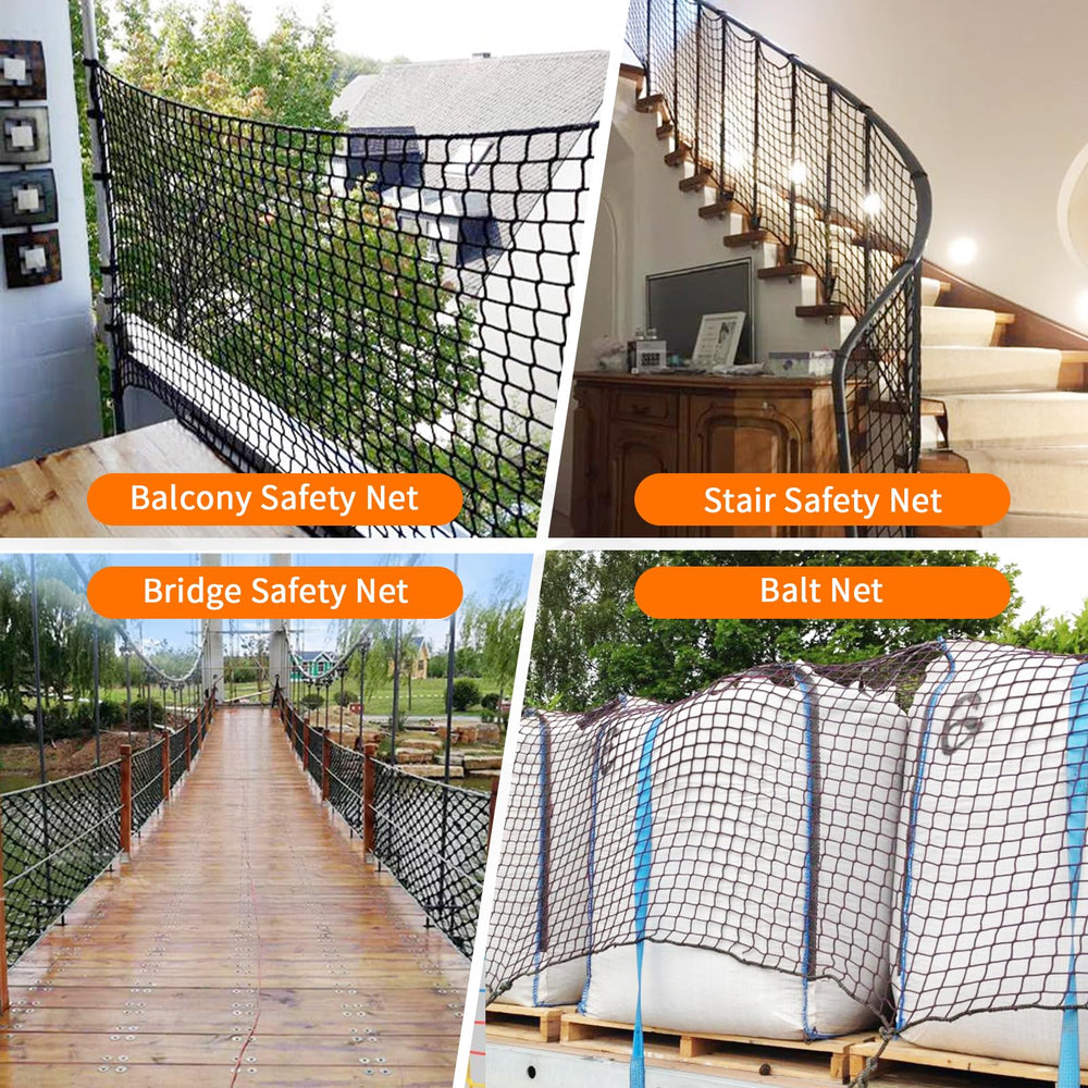LAKNUAL reinforced polyester mesh features uniform weave for even load distribution.