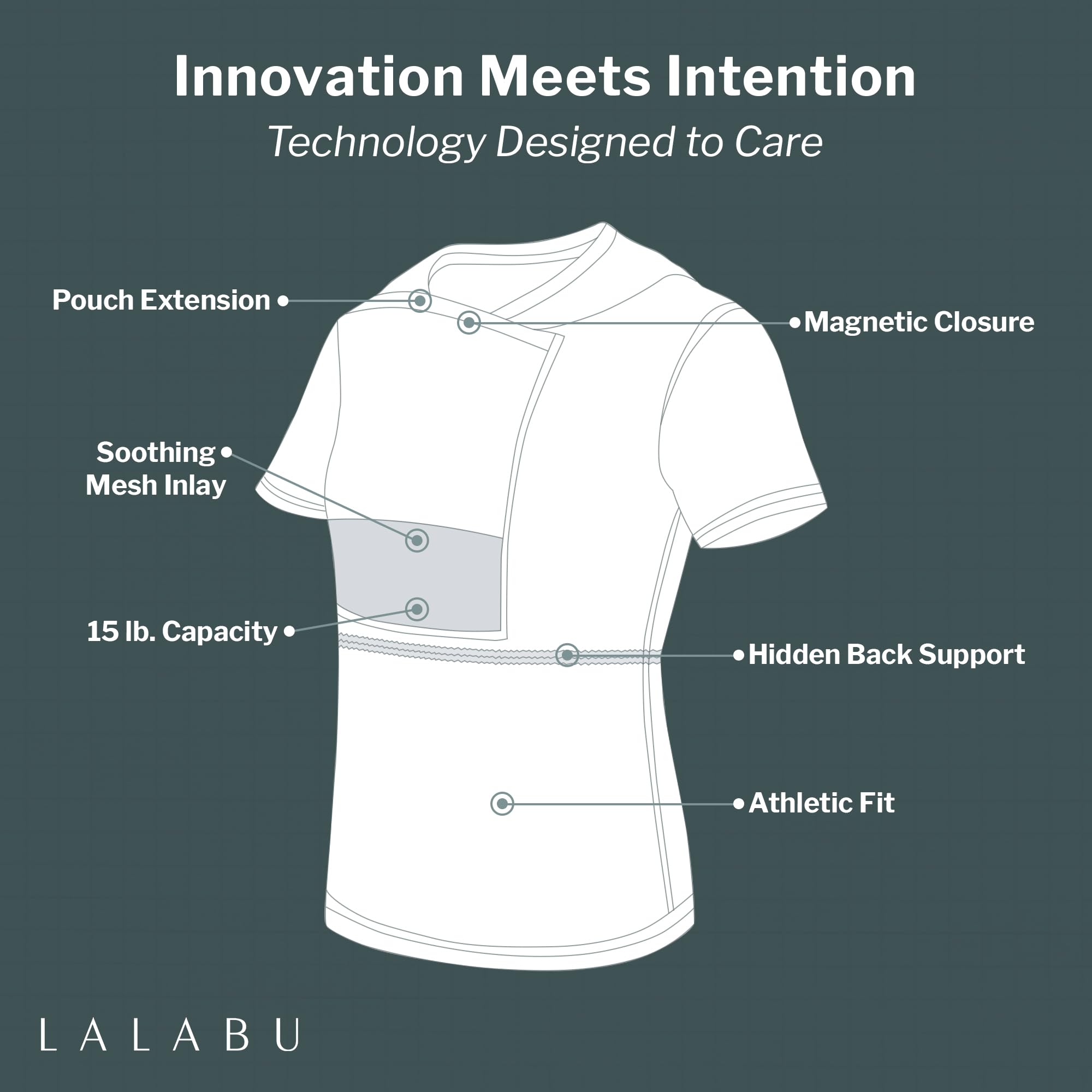 Lalabu Dad Shirt in 2XL simple gray for everyday wear.
