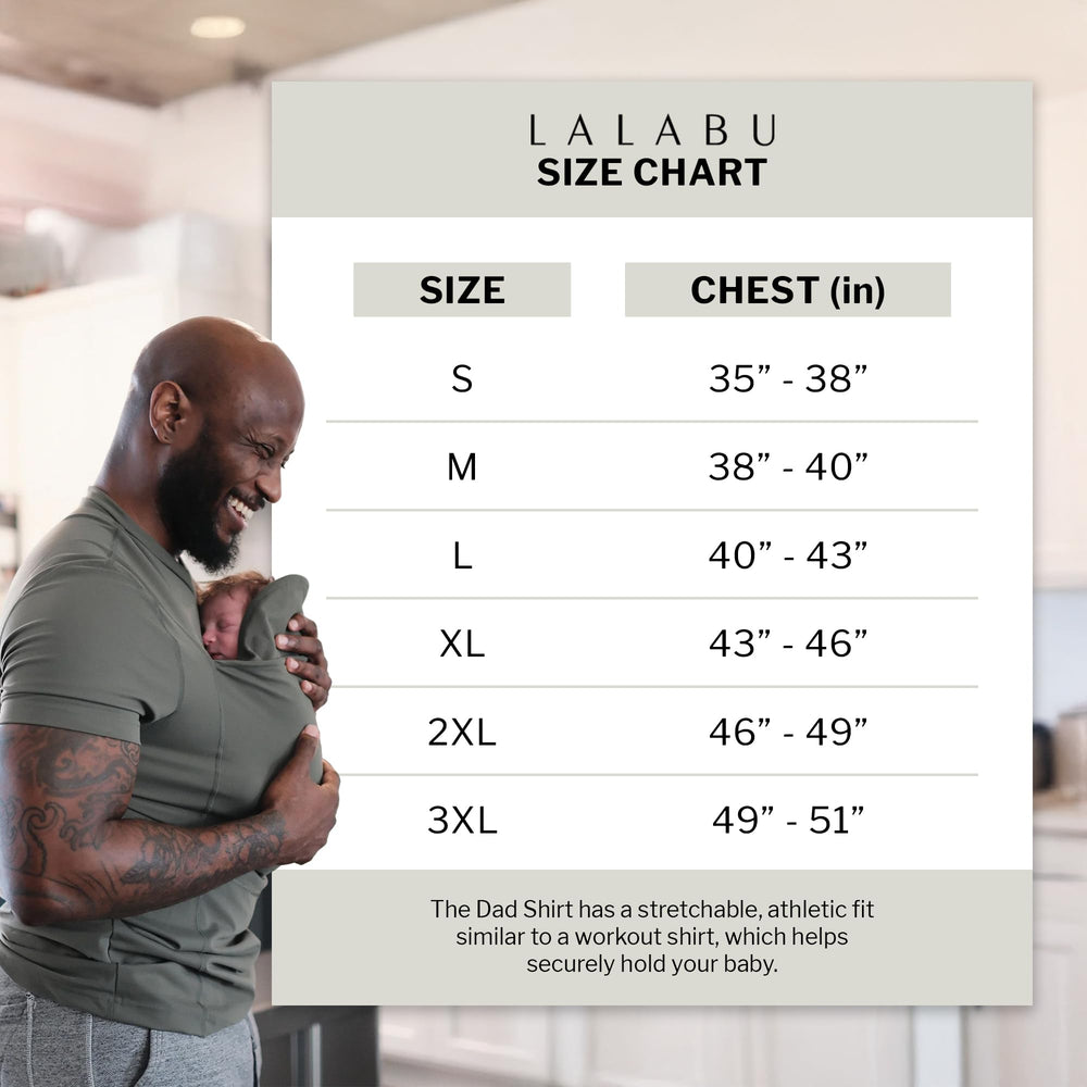 Lalabu Dad Shirt everyday wear during early weeks
