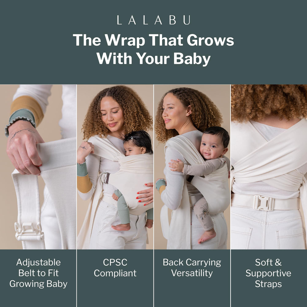 Lalabu Simple Wrap breathable modal fabric keeps you and baby cool.