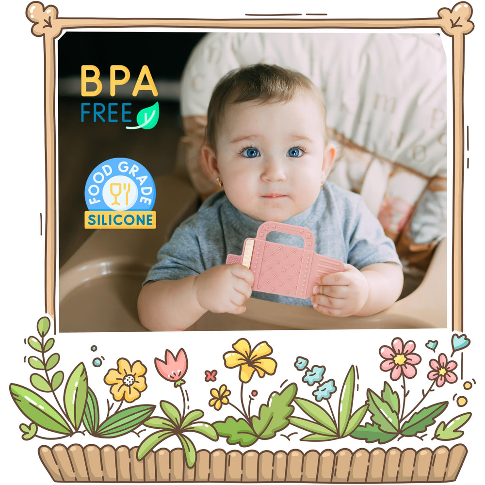 LalaDream teether is easy to clean with steam, dishwasher, or boiling water.