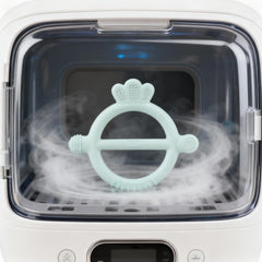 LalaDream dishwasher and boil-safe teether for quick, hygienic cleaning.