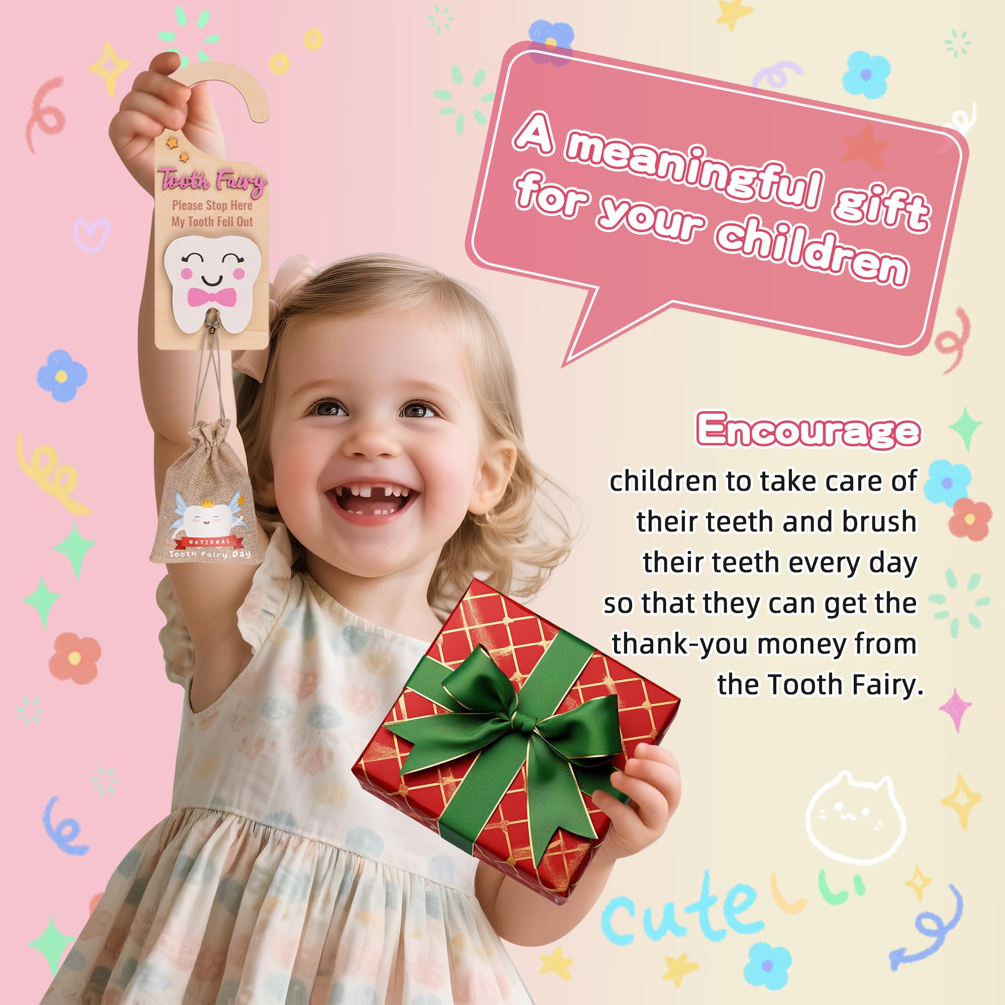 LALADUCK tooth fairy gift set ready for gifting